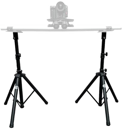 Glide Gear SPS 100 Dolly Stand Kit – Tripod Support – 2 Stands, SPA 100 Adapter, 1/4–3/8 Screw, Carry Case