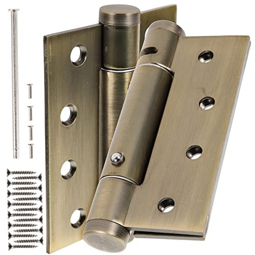 Artibetter 2pièces Charnières à Fermeture Automatique Charnières De Porte Résistantes Pour Portes Intérieures Et Extérieures Système De Fermeture à Ressort