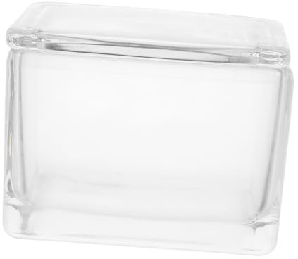 JEWEDECO Glas Färbegefäß Mit Deckeln Konkave Objektträger Aus Glas Floatglas Färbehalter Für Proben Geeignet Für Labore Und Medizinische Zwecke