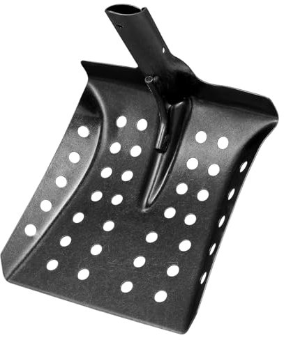 BESPORTBLE Pala para Tamizar Metálica Perforada para Limpieza De Desagües y Pozos, Herramienta Portátil Resistente Corrosión para Jardín y Alcantarillado