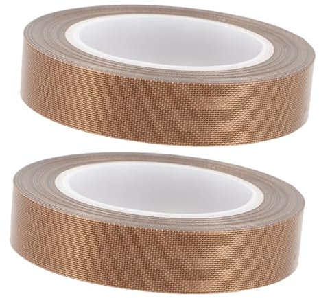 TOPPERFUN Cinta 2 Rollos de Ptfe de Alta Temperatura para Selladoras
