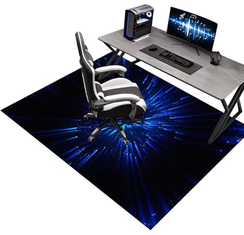Alfombrilla para Silla de Gaming Oficina Protector de Suelo, Alfombra Silla Escritorio, Alfombras Gaming Suelo, Protector Suelo Silla Ruedas, 60 x 70 cm Alfombrilla para Silla para Suelos Duros