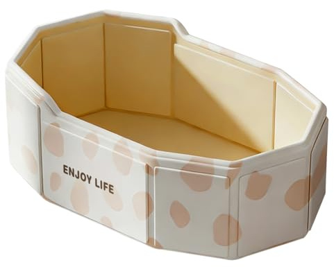 Bañera plegable para niños – Bañera portátil grande para niños pequeños, ahorra espacio, plegable, piscina infantil plegable, lavabo portátil con válvula de drenaje para ducha o jardín