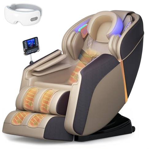 Poltrona massaggiante per tutto il corpo con terapia shiatsu riscaldata e compressione airbag per uso domestico soggiorno e camera da letto