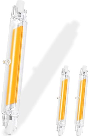 GDYOD Ampoules R7S LED 118mm,Dimmable,20W Équivalent à Ampoule Halogène 118mm 200W, Sans Scintillement,Blanc Naturel 4500K 2000LM,AC 220-240V,Éclairage à Faisceau 360°, Lot de 2