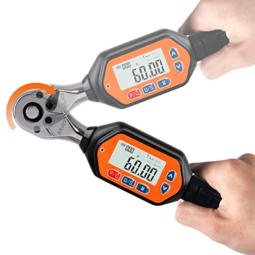 SUG Mini clé dynamométrique numérique (3/8, 1,8-60 Nm)