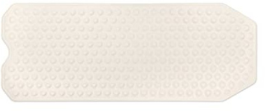 WohnDirect Badewannenmatte Creme: 40x104 cm - rutschfest & sehr robust - Antirutschmatte für Badewanne - waschbar bei 60°C