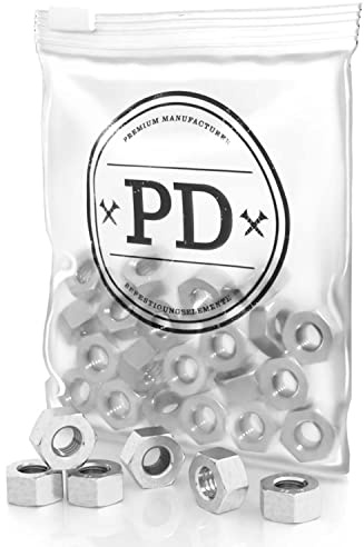PD® Muttern M12 LINKSGEWINDE (DIN 934) | A2 V2A Edelstahl Sechskant | 12 Stk