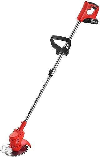 BebeXi cortacésped Gasolina cortabordes Cortacésped eléctrico, Recortadora inalámbrica, Cargador de batería, Mango de diámetro de Corte, Embalaje de cartón, Recargable