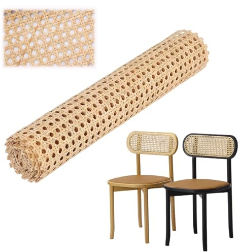 GZGXKJ 1 Roll Wiener Geflecht 42x100cm Kunststoff Geflecht Rattan Gurtband | Rattan Gewebtes Offenmaschiges Rohr, Für MöBel StüHle SchräNke Decken
