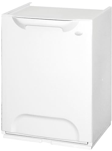 WELL HOME MOBILIARIO & DECORACIÓN Papelera reciclaje en polipropileno color blanco, Depósito 20L