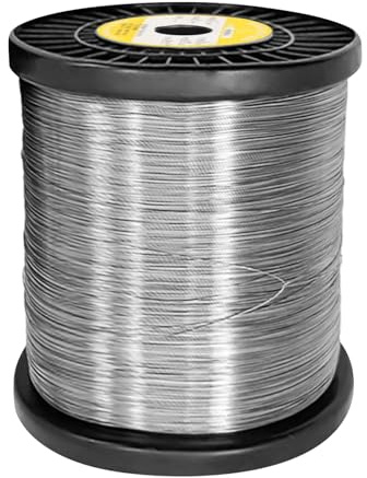 10 Meter Schneidedraht, Durchmesser 0.7 mm Styroporschneider Draht, Heißschneidedrahtset Heizdraht, Heißer Draht, Thermoschneidedraht zum Schneiden von Hartschaum und Einfachen Durchtrennen