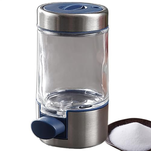Kitchen Tools - Salero con tapa, salero de acero inoxidable, pimentero