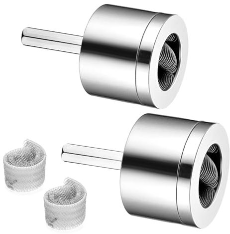 4 limpiadores de tuberías de cobre de metal para taladro, limpiadores de tuberías de 22 mm y 15 mm, herramientas de fontanería, eficiente limpieza de tubos de cobre, herramienta de desbarbado, cepillo
