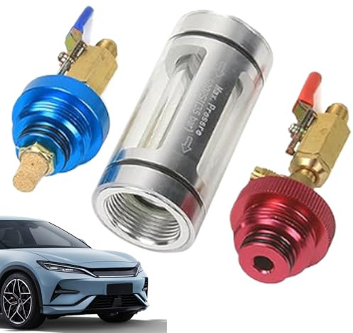 Generico AC Öl-Test-Set – Öl-Regler für Klimaanlage, Auto, Test-Set mit Regler zur Überwachung und Filtration von Verunreinigungen für Autopflege