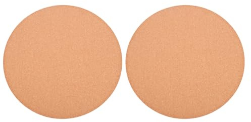 LIOOBO 2 Pièces Tapis de Plante Liège Rond Lot de sous Plat pour Fleurs et Bonsai Protection Multipurpose pour Intérieur et Extérieur