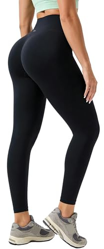 Yvette 7/8 Leggings Damen, High Waist Sommer Soft atmungsaktiv Sporthose | dünne blickdicht,für Yoga Gym Alltags