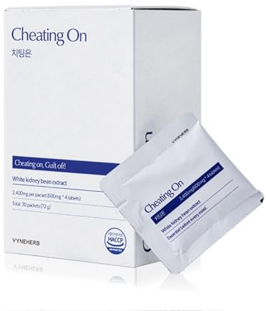 VYNEHERB Cheating On - Savor Your Favorite Foods Guilt-Free with Our carb-Block Solution, Portable 30 Packs(120 Pills)/Box