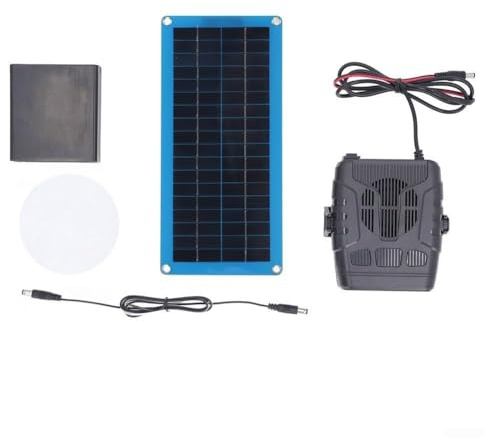Springwillfly Solarbetriebene Heizung für Hühnerstall und kleines Gewächshaus, effiziente Heizlösung für Hunde- und Katzenhäuser, tragbare und Outdoor-Wärmequelle (A)