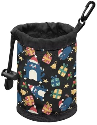 COEQINE Golosinas de entrenamiento para perros pequeños, galletas, aperitivos y almacenamiento de accesorios para perros, bolsas de transporte portátiles para perros