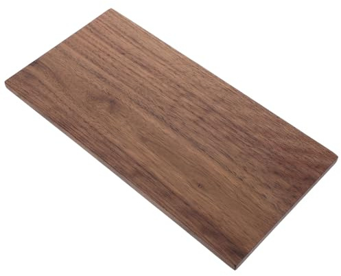 Homoyoyo Planche en Bois de Noyer Massif 30x15x1 Cm, Panneau Brut pour Loisirs Créatifs, Découpe et Gravure, Matériau Naturel pour Bricolage et Rénovation, Feuilles de Bois Dur pour