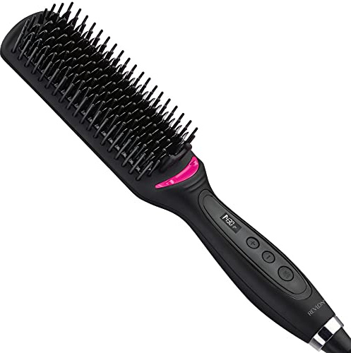 Revlon Hair Straightening and Styling Brush | Great for Second Day Styling (4-1/2 in)