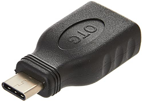 PremiumCord USB-C 3.2 Gen1 Adapter M/F, USB Typ C Stecker auf USB Typ A Buchse, SuperSpeed 5 Gbit/s, Farbe Schwarz, OTG