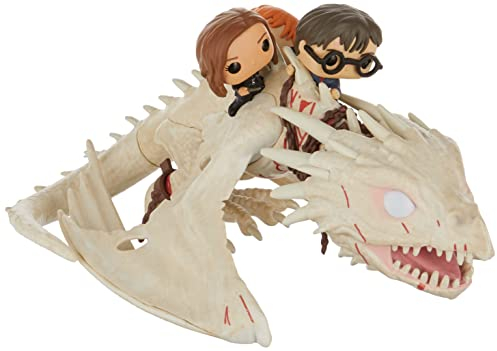 Funko Pop! Ride: Dragon mit Harry, Ron, & Hermione - Harry Potter - Vinyl-Sammelfigur - Geschenkidee - Offizielle Handelswaren - Spielzeug Für Kinder und Erwachsene - Movies Fans