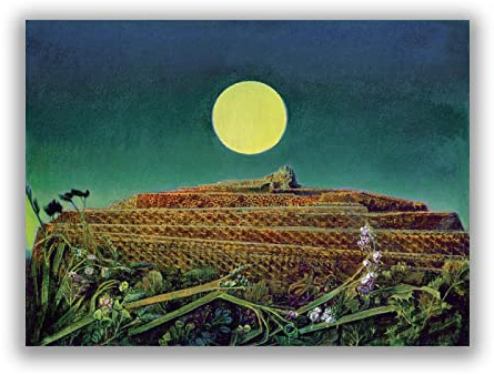 Die ganze Stadt von Max Ernst Berühmter Gemälde Druck auf Leinwand surrealistisches kunst poster Leinwand-Wandkunst für Wohnzimmer 80 x 112 cm Rahmenlos