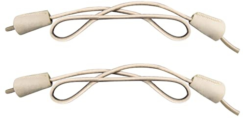 Endoto Lacci Elastici per Hey Dude Scarpe, Senza Nodo Stringhe Laces di Ricambio - Beige,12 pollici