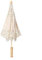 Ejoyous Spitze Regenschirm, Vintage Hochzeit Spitze Stickerei Hochzeitsschirm Brautschirm Sonnenschirm Damen Handschirm für Dekoration Braut Foto Requisiten Lady Kostüm (L)