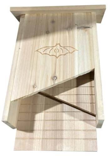 YARNOW Fledermaushaus Aus Holz Fledermauskasten Für Garten Handgefertigtes Haustierhaus Im Freien Fledermausunterstand Für Outdoor-haustierhaus Mit Glatter Oberfläche Langlebiger Flederma