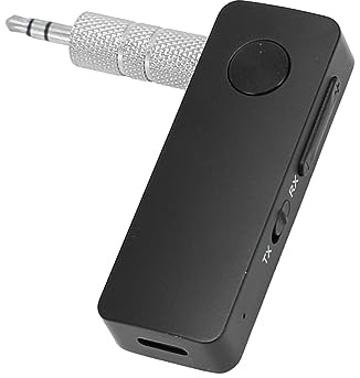 Adattatore Wireless Ricevitore Trasmettitore Bluetooth 5.3: Uscita Ingresso Audio Stereo Jack Aux da 3,5 Mm - per TV Altoparlanti per Cuffie per Auto Cellulare PC