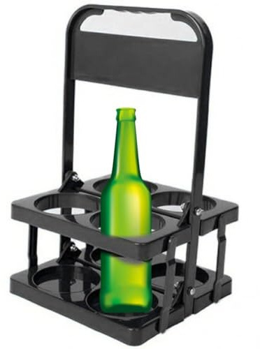 Tragbarer Faltkorb Aus Kunststoff Für Bier, Kreativ, Faltbar, 4er-Pack, Bierflaschen-Caddy, Eimerhalter, Weinregal, Getränkehalter Für Den Täglichen Gebrauch, Ktv-Party