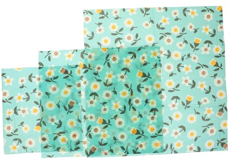 Anneome Bienenwachs-konservierungsfolien Von Reusable Food Wraps 3er-Set Für Schüsseln Küche Waschbare Lebensmittelfolien