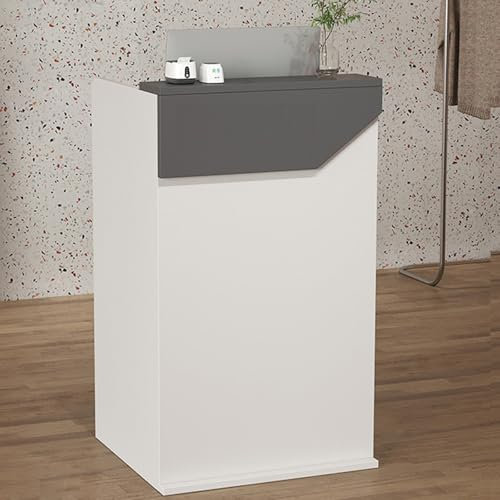 Empfangstheke,bürotheke,modern Rezeptionstheke,Verschiedene Spezifikationen,Mehrschichtige Lagerung,Geeignet For Restaurantrezeption,Firmenrezeption Und Andere Szenen (muss Installiert Werden)(B,60CM)
