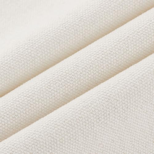 DELORIGIN 200x44cm Buchbindetuch Buchbindestoff Papierrücken Weißer Buchbindeumschlag Aus Stoff Für Selbstgemachte Buchalben Scrapbooking 0.5mm Dick