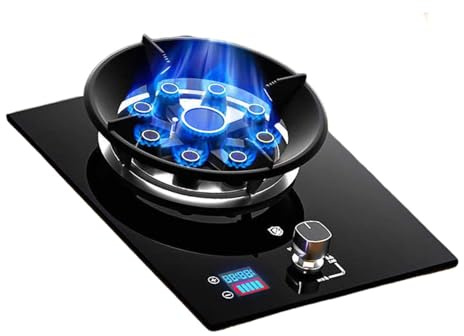 Cuisinière À Gaz À Brûleur Unique, Cuisinière À Gaz De Camping 5,2 KW, Cuisinière À Conversion Gaz/gaz LP, Avec Dispositif De Protection Contre Les Extinctions Accidentelles, For À Domicile(LPG)