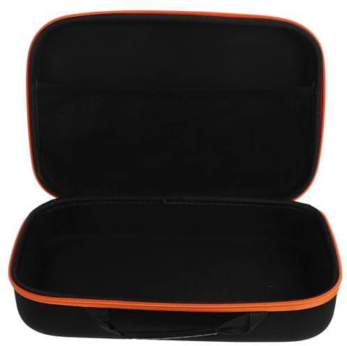 Angoily Oxford Cloth Tool Bag Power Drill Tool Storage Case Portable Electrician Organizer Zipper Long Size Orange Lightweight