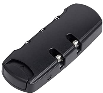 Homoyoyo 3 Dial Combination Luggage Lock TSA Approved Security Padlock for Suitcase and Backpack Travel Code Lock Flexible Cable for Luggage and Gym Locker