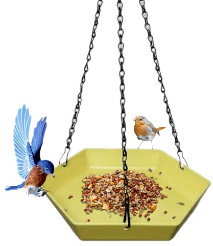 ZHUMCCY Mangeoire Oiseaux Sauvages - Baignoire pour Oiseaux Suspendable,Bol Eau Jardin pour Balcon Terrasse Parc Pelouse Porche Patio