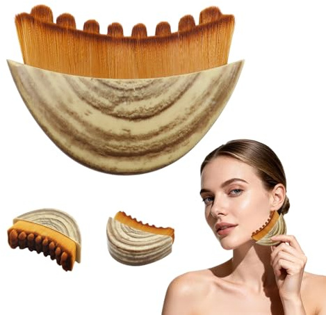 Brosse Contour du Visage, Brosse à Sec pour le Visage, Outil de Brossage à Sec pour Usage Quotidien, Face Brush Texture Raffermissante, Epouser Précisément la Peau