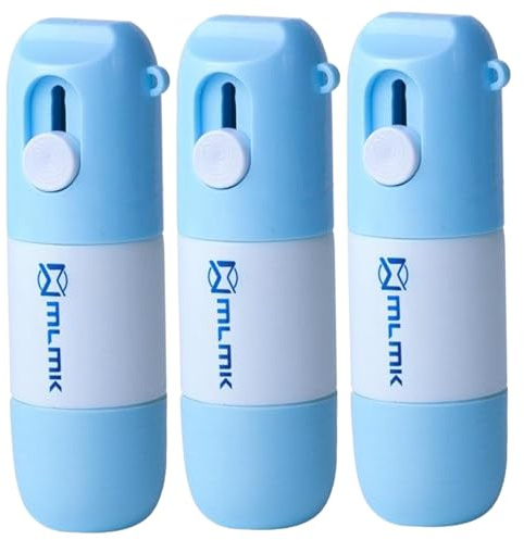 Identity Theft Protection Roller Stamp 3Pcs Anti Theft Confidential Roller Stamp & Box Cutter with 10ml Thermal Paper Correction Fluid Portable Address Blocker