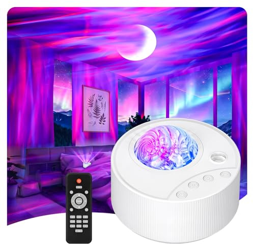 ibell Proyector Estrellas, 14 Colores LED Proyector Galaxia Luz Nocturna Infantil, Aurora Boreal Proyector Techo Adultos con Control Remoto, Regalo Bebe Regalos Niña Decoracion Habitacion Fiesta