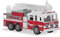 Driven by Battat – Camión de Bomberos de Juguete para niños – Juguete de vehículo de Emergencia – camión de Rescate – Luces y Sonidos – 3 años + – Camión de Bomberos con una Micro grua.