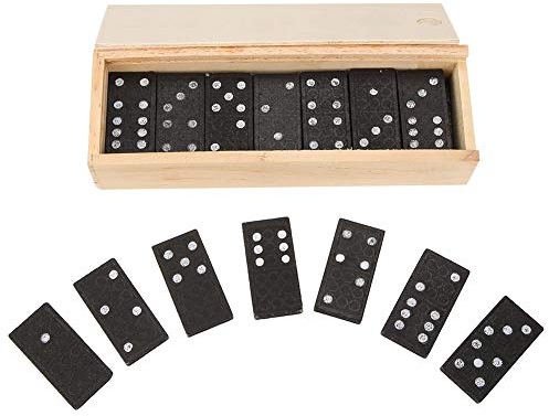28 Teile Holz Domino Spiel Interessantes Lernen Brettspiel Holz Karten Pädagogische Kinder Spielzeug Set für Kleinkind und Erwachsene Kinder Geschenk