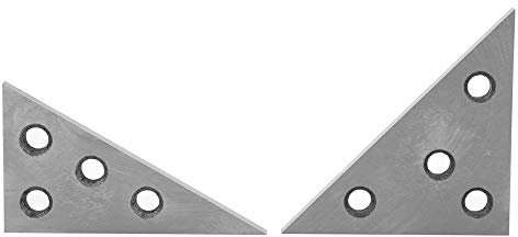 2PCs Angolo Bloccare Impostato, 30-60-90 & 45-45-90 Grado, ± 20 Secondi Precisione Macchinista Strumento per Calibrazione e Misurazione Esatto Angolo