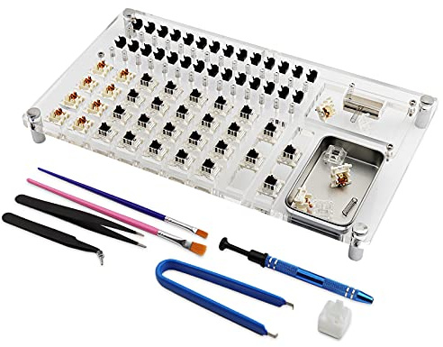 Lube Station Switch Tester Opener Platform Set für mechanische Tastatur Lubing Station Switches Tester Benutzerdefinierte Cherry Switches Lube Modding Station