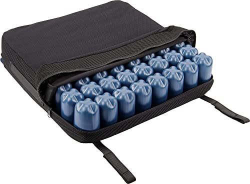 Cojín antiescaras de burbujas de aire, 45 x 40 cm, altura 9 cm, para soporte de hueso sagrado y ciática – para oficina, casa, coche, silla de ruedas (45 x 40 x 9 cm)