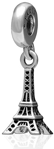 Ich liebe Reise Thema Charm-925 Sterling Silber Flugzeug, Frieden Bus, Zug Express, Frankreich Effiel Turm Anhänger Perlen, passt europäische Urlaub Charme Armband, Geschenke für Mama/Schwester